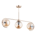 Suspension-barre ASTANA 3xE14/10W/230V doré