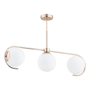 Suspension-barre ASTANA 3xE14/10W/230V doré