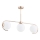 Suspension-barre ASTANA 3xE14/10W/230V doré