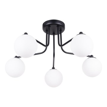 Suspension-barre ASTRAL 5xG9/8W/230V noir