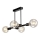 Suspension barre ASTRID 4xE27/60W/230V noire