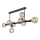 Suspension-barre ASTRID 8xE27/60W/230V noir