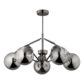 Suspension-barre BARSUM 5xE14/10W/230V gris