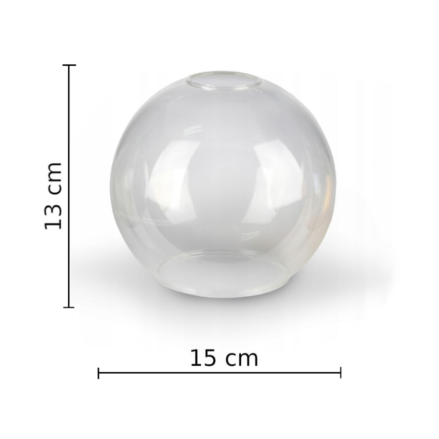Suspension-barre FLEX 3xE27/60W/230V noir/transparent