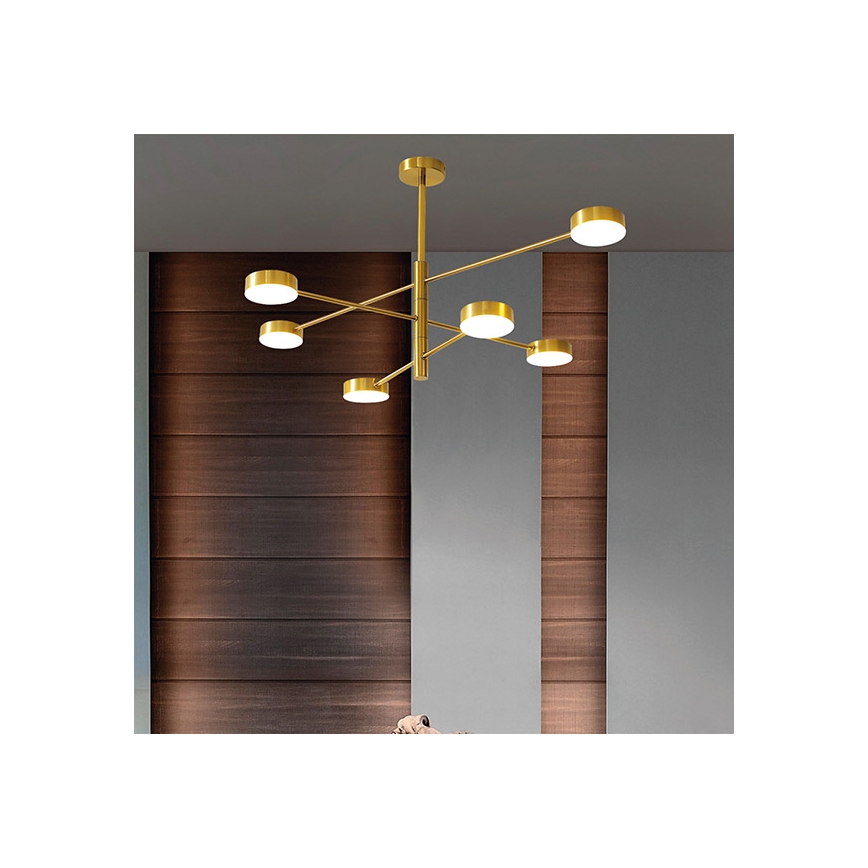 Suspension-barre LED/30W/230V 3000K doré