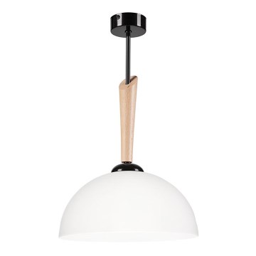 Suspension-barre MEL 1xE27/60W/230V hêtre