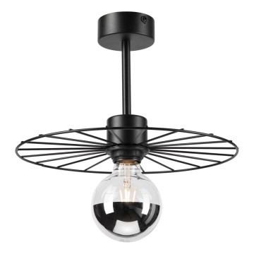 Suspension-barre MONTANA 1xE27/15W/230V d. 30 cm noir