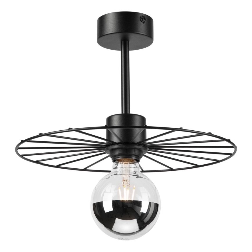 Suspension-barre MONTANA 1xE27/15W/230V d. 30 cm noir