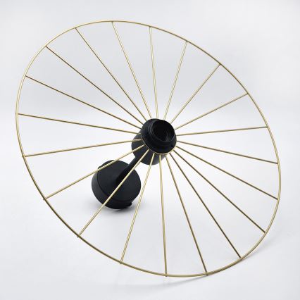 Suspension-barre MONTANA 1xE27/15W/230V d. 45 cm doré/noir