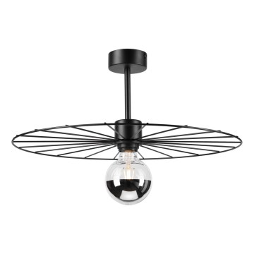 Suspension-barre MONTANA 1xE27/15W/230V d. 45 cm noir