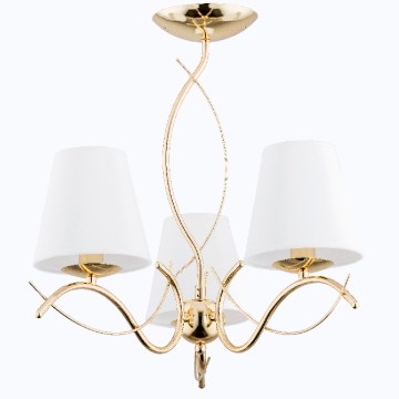 Suspension-barre MONZA 3xE14/10W/230V doré