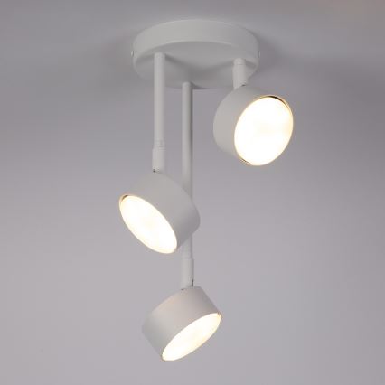 Suspension-barre NEMO 3xGX53/12W/230V blanc