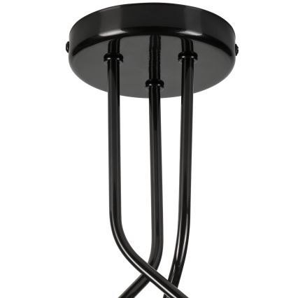 Suspension-barre PRIYA 3xE27/15W/230V noir