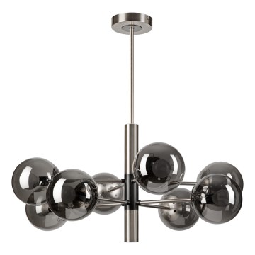 Suspension-barre ROLLO 8xE14/5W/230V chrome mat/fumé