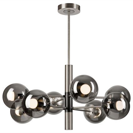 Suspension-barre ROLLO 8xE14/5W/230V chrome mat/fumé