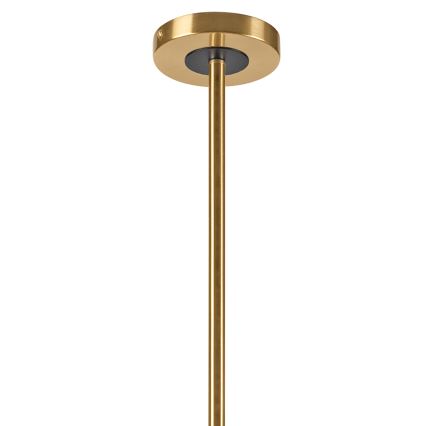 Suspension-barre ROLLO 8xE14/5W/230V doré/fumé beige