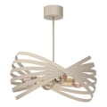 Suspension-barre SPARKLE 4xE27/15W/230V beige