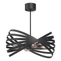 Suspension-barre SPARKLE 4xE27/15W/230V noir