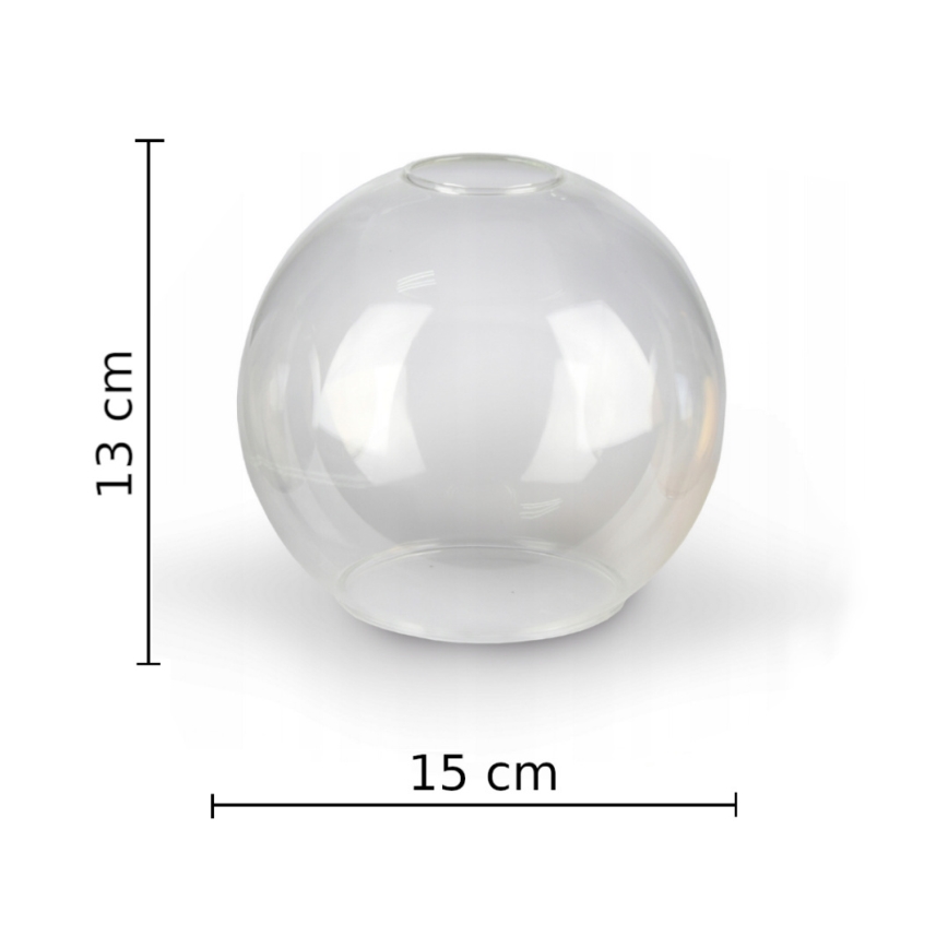 Suspension-barre VASCO 6xE27/60W/230V noir/transparent