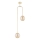 Suspension-barre VECTOR 2xE14/10W/230V doré
