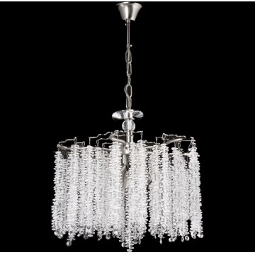 Suspension chaîne 6xE14/60W/230V d. 46 cm chrome brillant