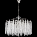 Suspension chaîne 7xE14/60W/230V d. 54 cm chrome brillant