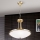 Suspension chaîne AIDA 3xE27/60W/230V d. 39,5 cm laiton
