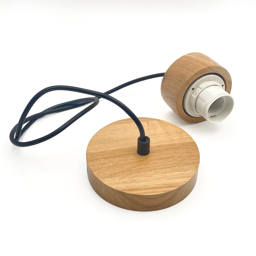 Suspension chaîne ANTONIO 1xE27/60W/230V chêne