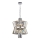 Suspension chaîne AURELIA 8xE14/40W/230V chrome mat