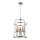Suspension chaîne CONSTANTINE 5xE27/60W/230V chrome mat