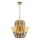 Suspension chaîne DONNA 9xE14/40W/230V d. 45 cm doré