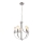 Suspension chaîne GINA 5xE27/60W/230V chrome mat
