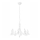 Suspension chaîne LUCY 8xE14/60W/230V blanc