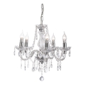 Suspension chaîne MARIE 5xE14/40W/230V chrome brillant