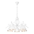 Suspension chaîne RETRO II 5xE27/60W/230V blanc