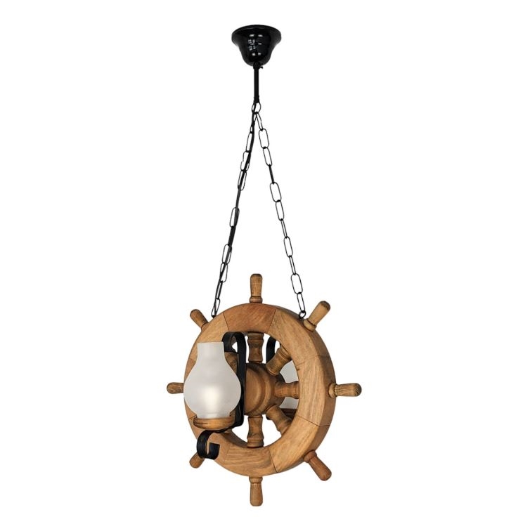 Suspension chaîne TIMONA 2xE14/40W/230V hêtre