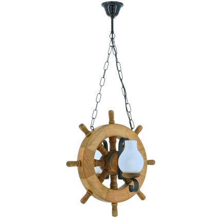 Suspension chaîne TIMONA 2xE14/40W/230V hêtre
