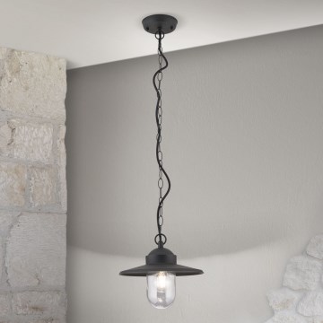 Suspension d'extérieur EDWARD 1xE27/60W/230V IP44 noir