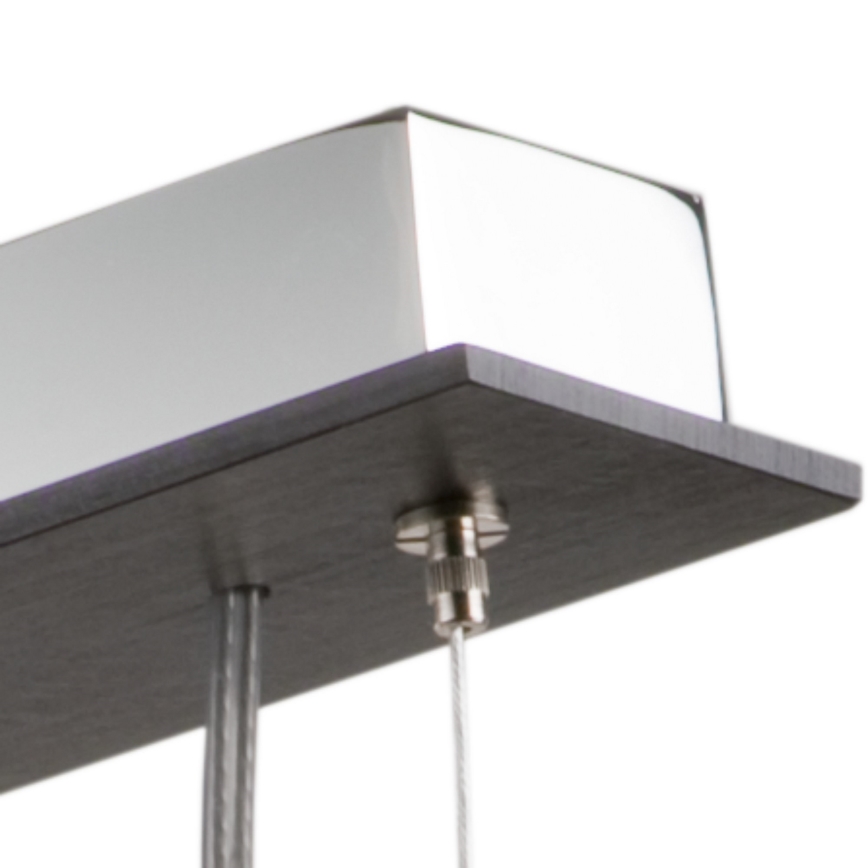 Suspension sur câble ELA 3xE27/60W/230V hêtre