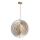 Suspension en bois sur câble 1xE27/60W/230V Ø 43,5 cm bois massif/placage/hêtre/hévéa