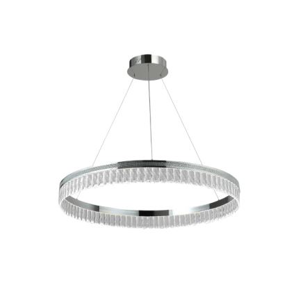 Lustre en cristal LED dimmable sur câble THALIA LED/55W/230V 3000-6000K Ø 80 cm + télécommande