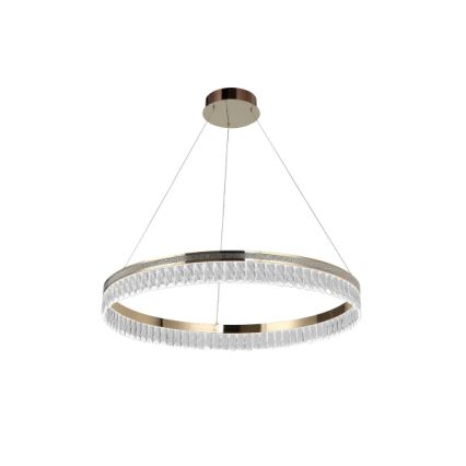 Lustre en cristal LED dimmable sur câble THALIA LED/55W/230V 3000–6000K Ø 80 cm + télécommande
