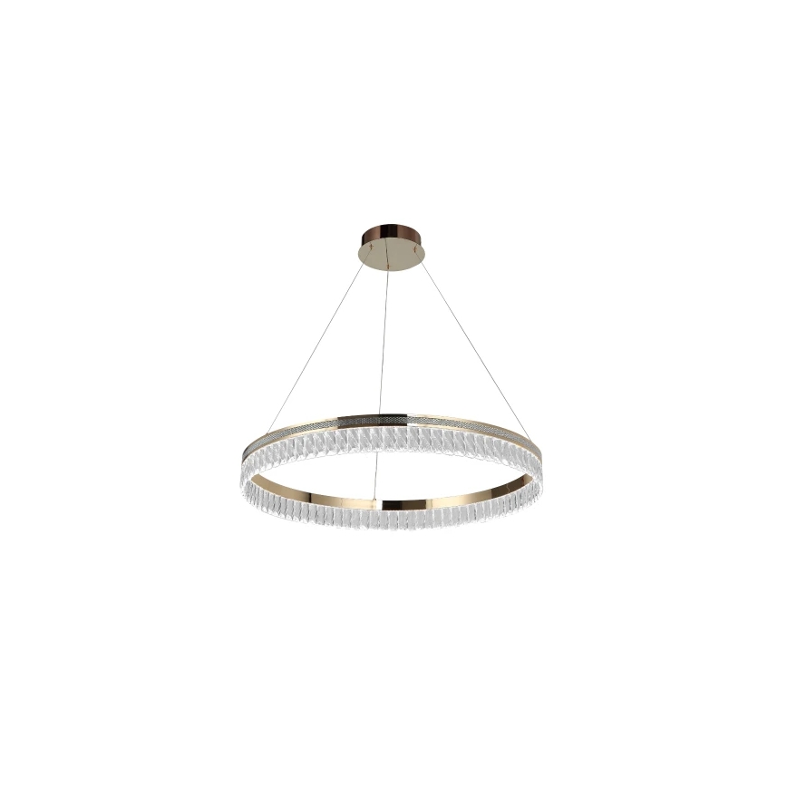 Lustre en cristal LED dimmable sur câble THALIA LED/55W/230V 3000–6000K Ø 80 cm + télécommande