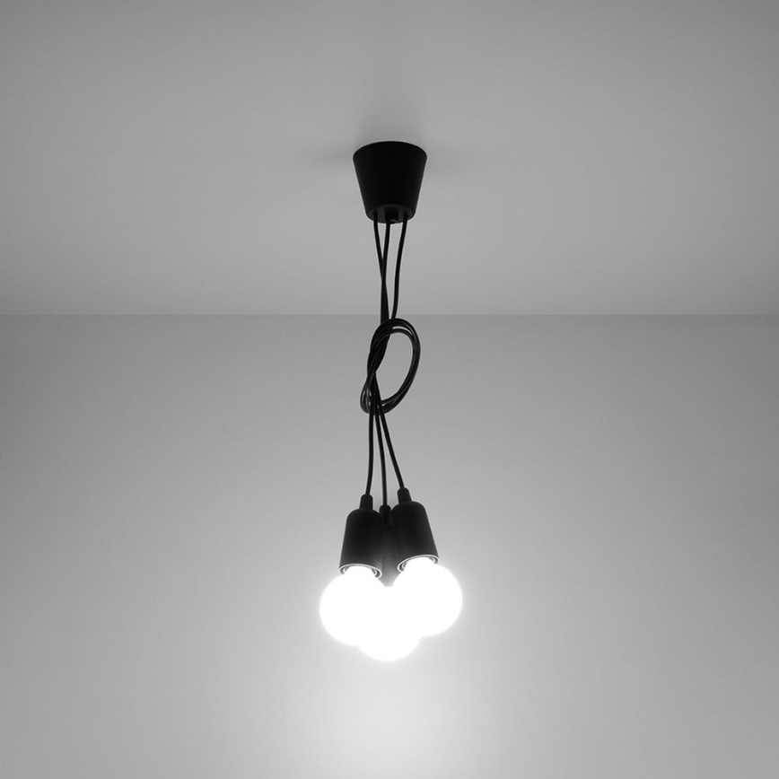 Suspension fil DIEGO 3xE27/60W/230V