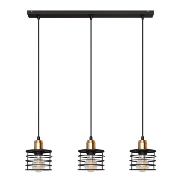 Suspension fil EDISON 3xE27/15W/230V