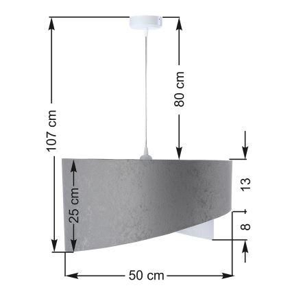 Suspension fil GALAXY 1xE27/60W/230V