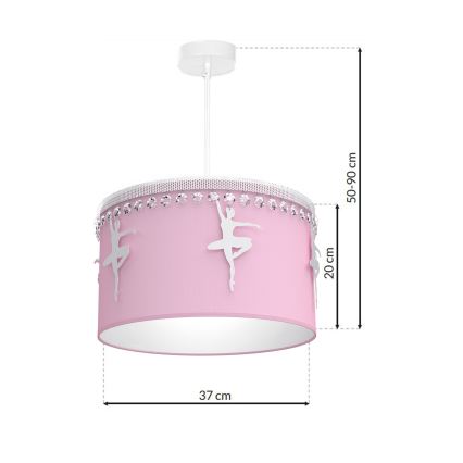 Suspension fil pour enfant BALETNICA 1xE27/60W/230V
