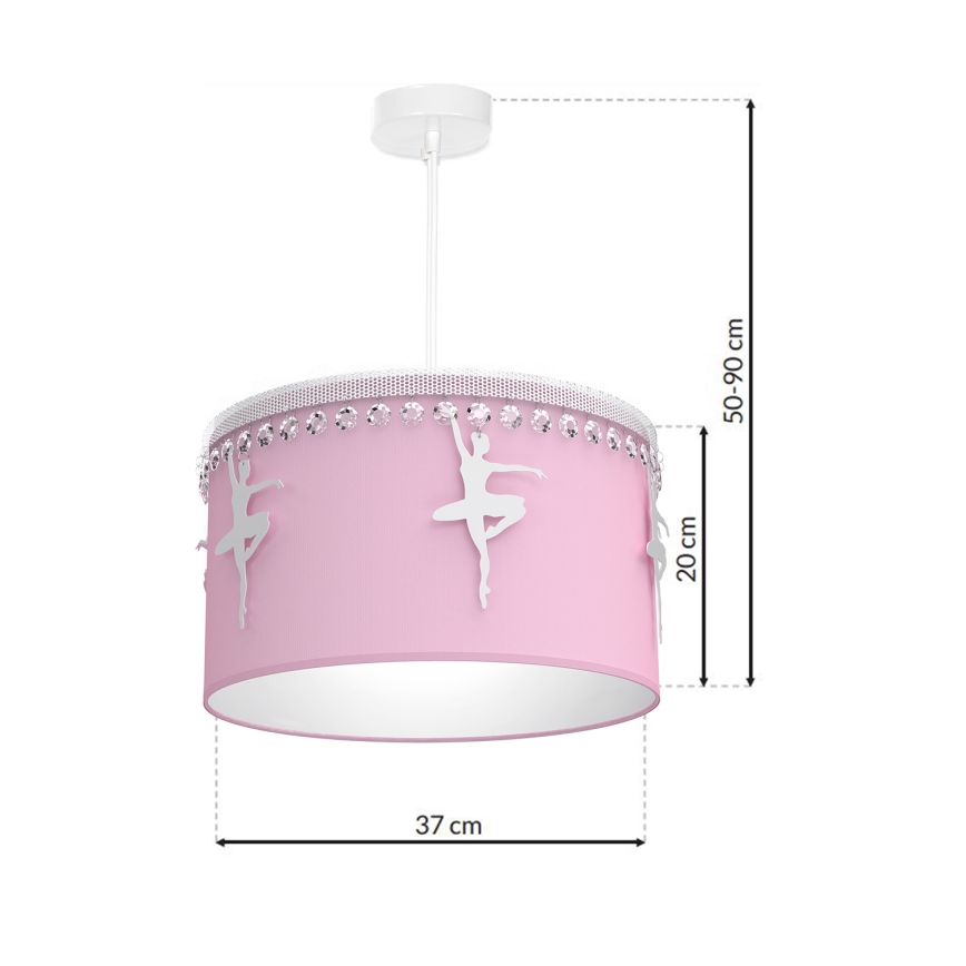 Suspension fil pour enfant BALETNICA 1xE27/60W/230V