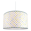 Suspension fil pour enfant DOTS GREEN 1xE27/60W/230V