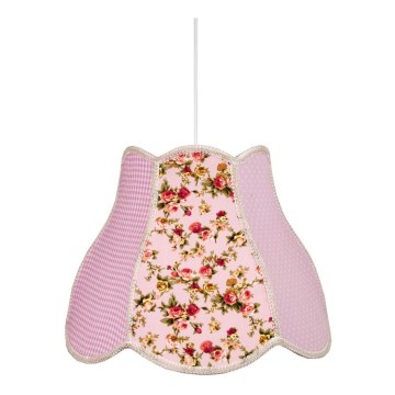 Suspension fil pour enfant ZUZA 1xE27/60W/230V rose